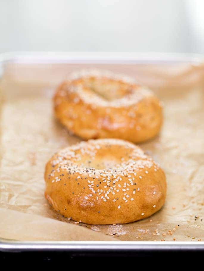 These authentic-tasting Paleo bagels have no gluten, grains or dairy, but you'd never know it wasn't the "real thing." Just a few ingredients, including almond and tapioca flours, are all it takes!