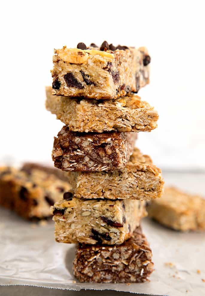 If you've ever wondered how you make homemade granola bars, this master granola bar recipe is for you. Make them chewy, crunchy or even no bake!