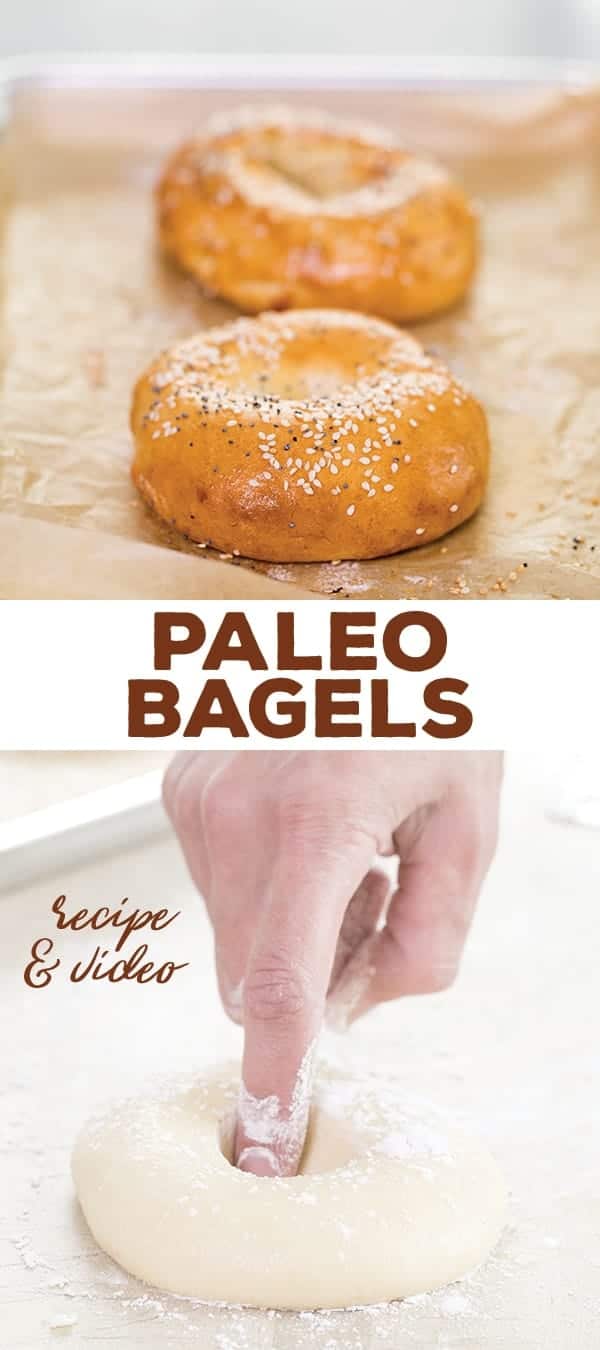 These authentic-tasting Paleo bagels have no gluten, grains or dairy, but you'd never know it wasn't the "real thing." Just a few ingredients, including almond and tapioca flours, are all it takes!