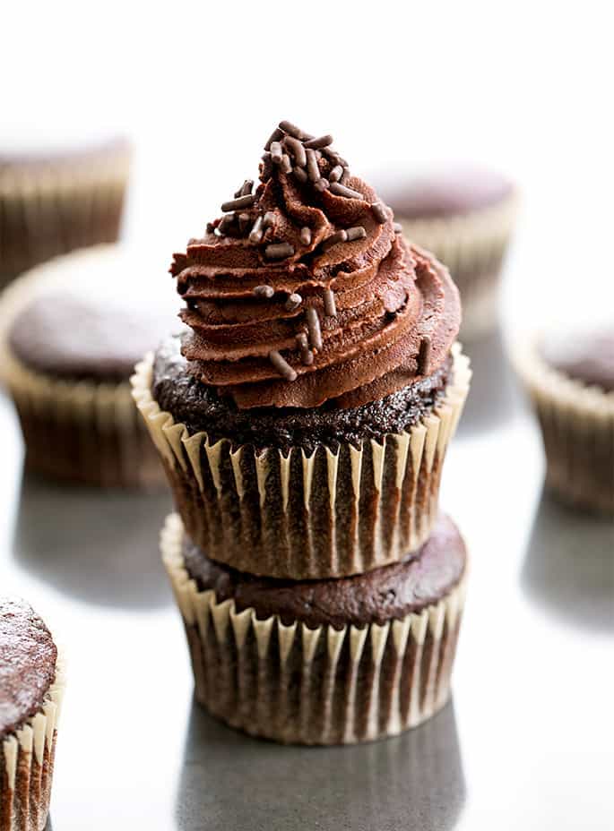 When you need to make gluten free chocolate cupcakes and you only want the best, easy recipe, these perfectly moist and tender cakes are the only treats you need!