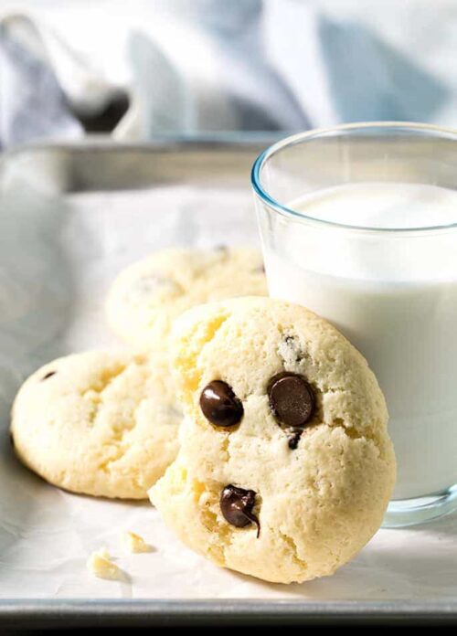 Easy Cheesecake Cookies Chocolate Chips Optional