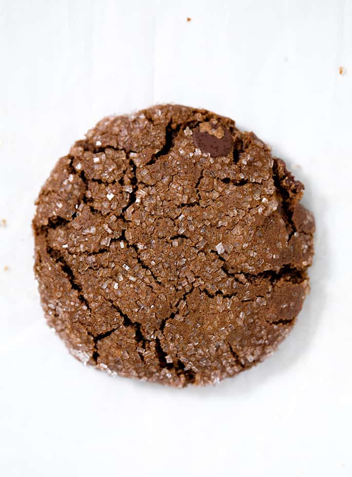 These chewy ginger molasses cookies, made with plenty of warm spices plus melted chocolate and cocoa powder, are really something special. They might just be your next "signature" cookie!