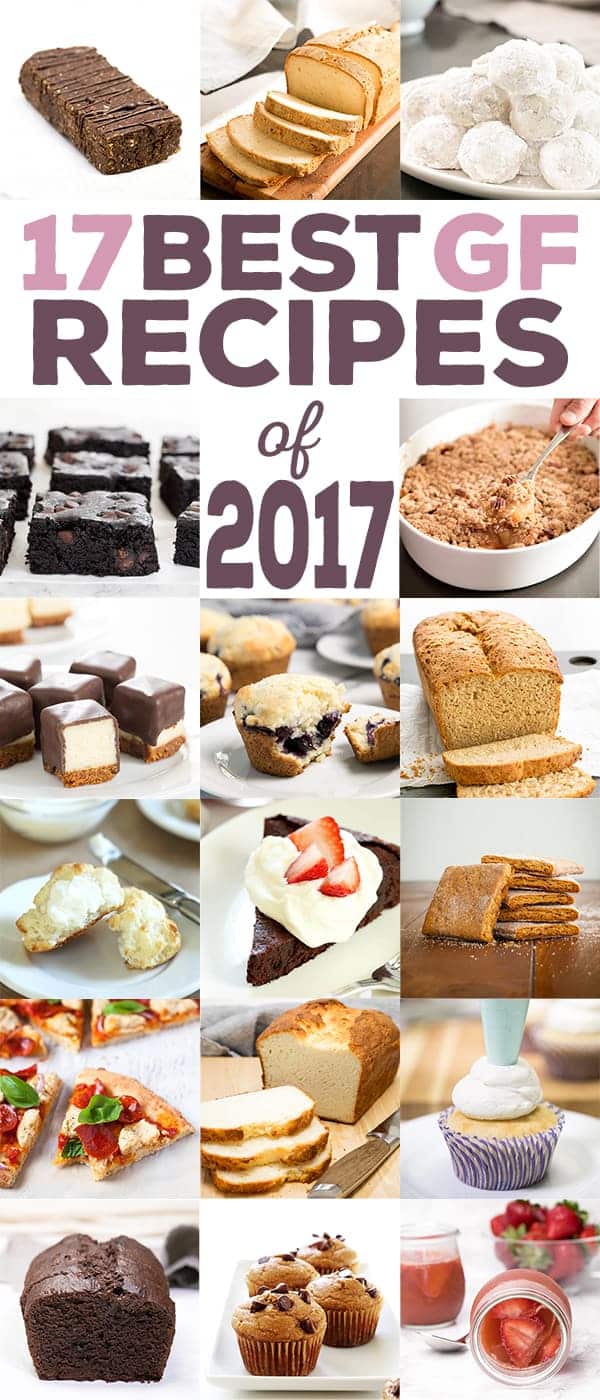 The very best gluten free recipes of 2017, from number 17 all the way through number 1. For the 8th year since I began writing this blog in 2009, we're counting down the most popular recipes here on the blog.