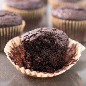 flourless chocolate cupcakes