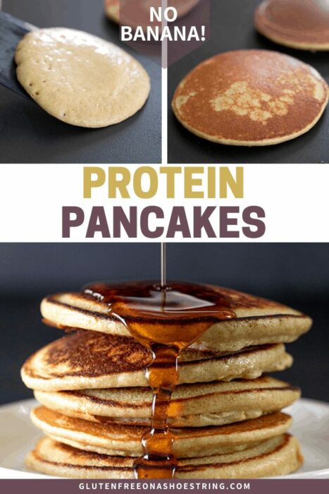 Healthy Protein Pancakes | Naturally gluten free | No banana