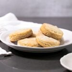 These gluten free vegan biscuits are made with just the right balance of vegan butter and shortening. They're light and flaky, and they even taste buttery. You just have to try them!