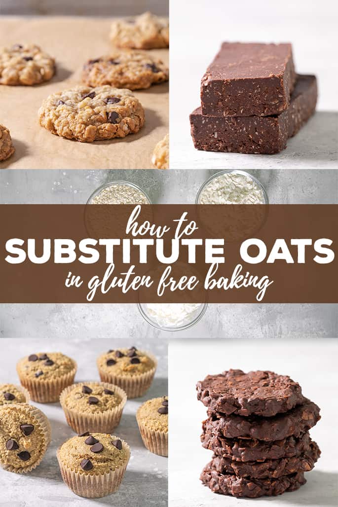 If you're gluten free and still can't (or won't) eat oats, there's an oat substitute in gluten free baking for every type of recipe. Now you can finally have a gluten free n'oatmeal cookie!