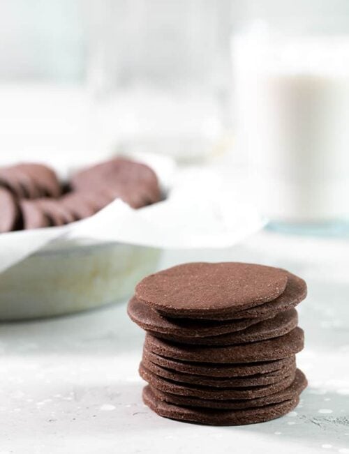 Gluten Free Chocolate Wafer Cookies