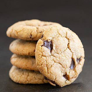 Mrs. Fields-style gluten free chocolate chip cookies