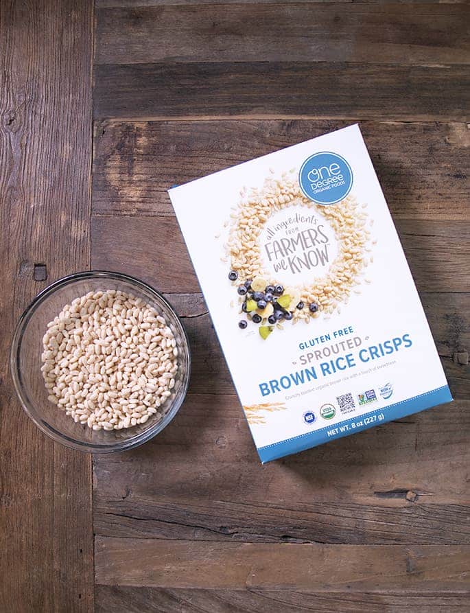 Rice Krispies are not gluten free, but I've got 5 brands of crisp rice cereal that are gluten free, like One Degree Organic Foods brown rice crisps cereal.