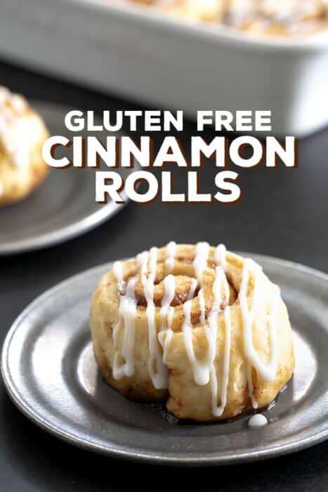 Gluten Free Cinnamon Rolls Better Than Cinnabon   Gluten Free Cinnamon Rolls With Yeast Image For Pinterest 467x700 