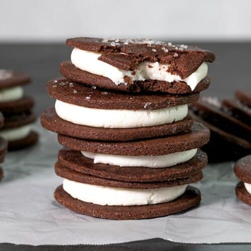 gluten free soft chocolate wafer cookies