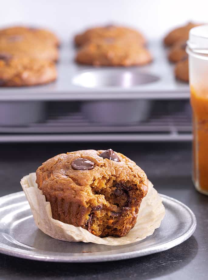 Ease into the baking season with gluten free pumpkin carrot cupcakes, packed with tons of shredded carrots, a cup of pumpkin puree, and plenty of warm spices.