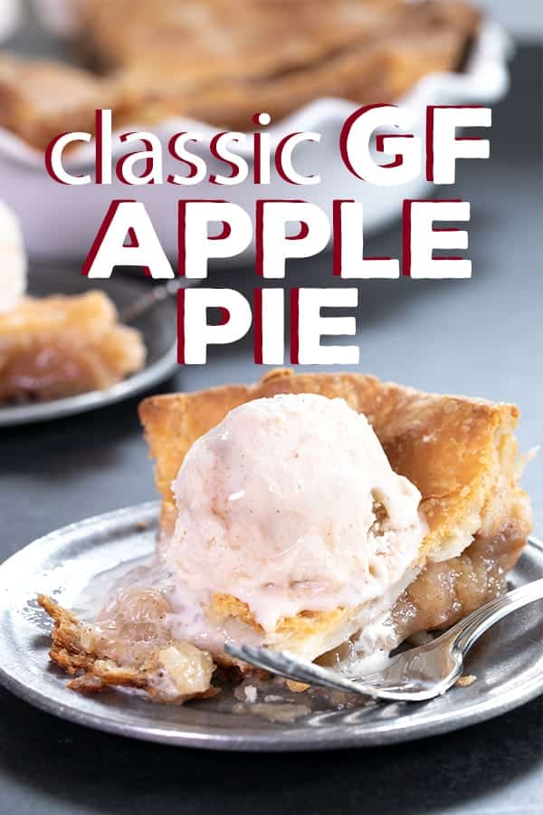 Baking your gluten free apple pie in a bag ensures perfect fork-tender apples and a light and flaky, perfectly browned crust every time. #Thanksgiving #GF #glutenfree #pie