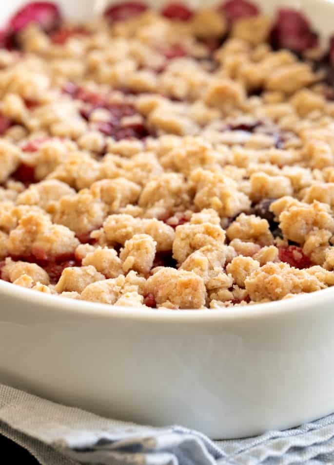 Turn your favorite fruit of the season into a show-stopping dessert with this master gluten free crumble recipe.