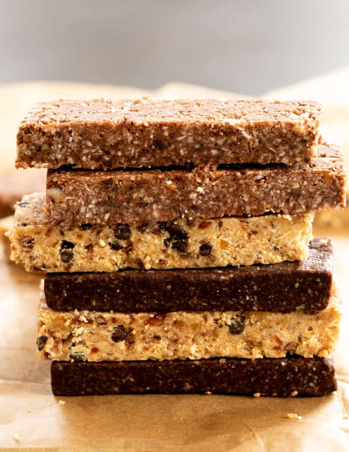 This master Larabar recipe is the secret to making your favorite bars at home with whatever flavors you like, in just minutes. The perfect gluten free snacks!