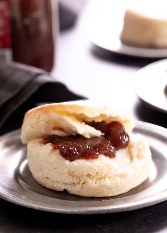 Light, flaky and extra tender, this recipe for gluten free cream cheese buttermilk biscuits is the foolproof formula for biscuits you've been looking for.