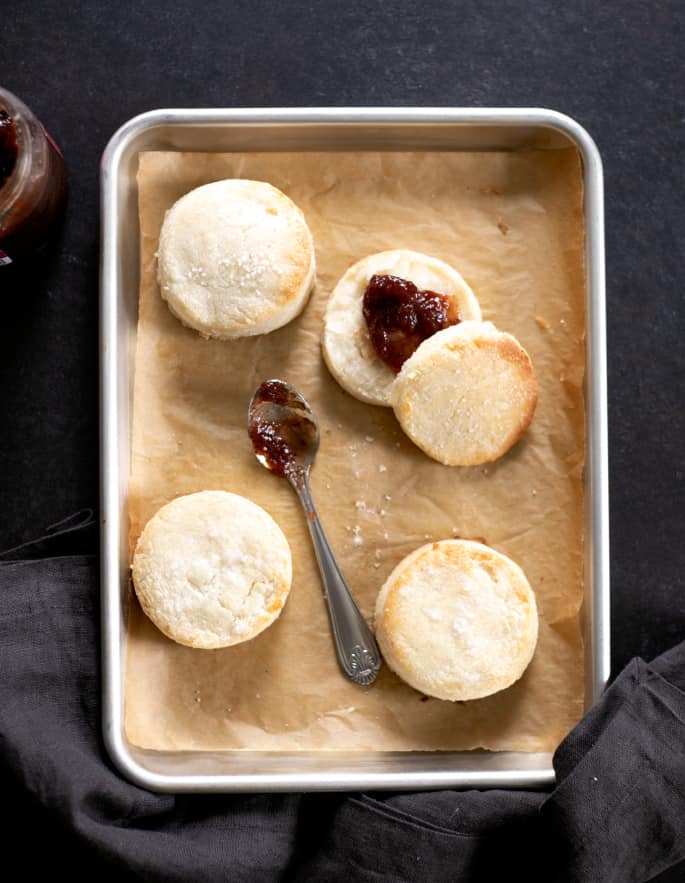 Light, flaky and extra tender, this recipe for gluten free cream cheese buttermilk biscuits is the foolproof formula for biscuits you've been looking for.