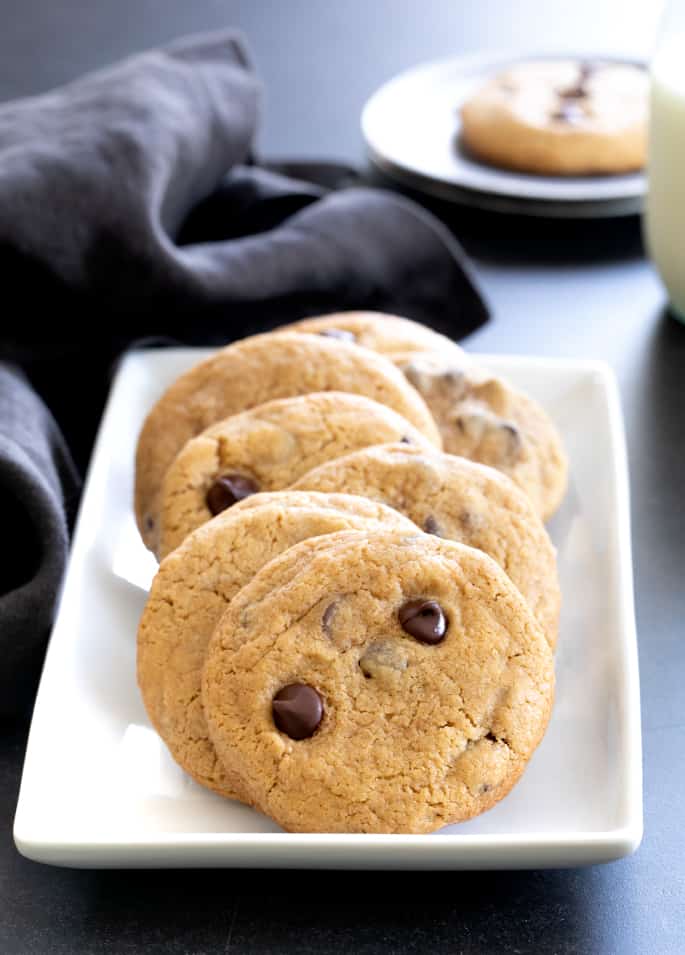 Gluten-Free Peanut Butter Chocolate Chip Cookies (Dairy-Free