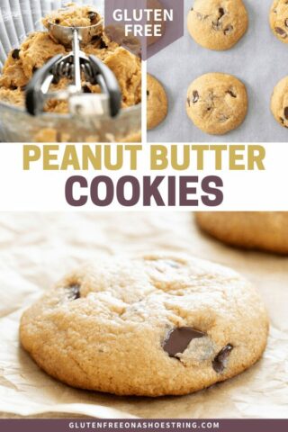 Gluten Free Peanut Butter Chocolate Chip Cookies