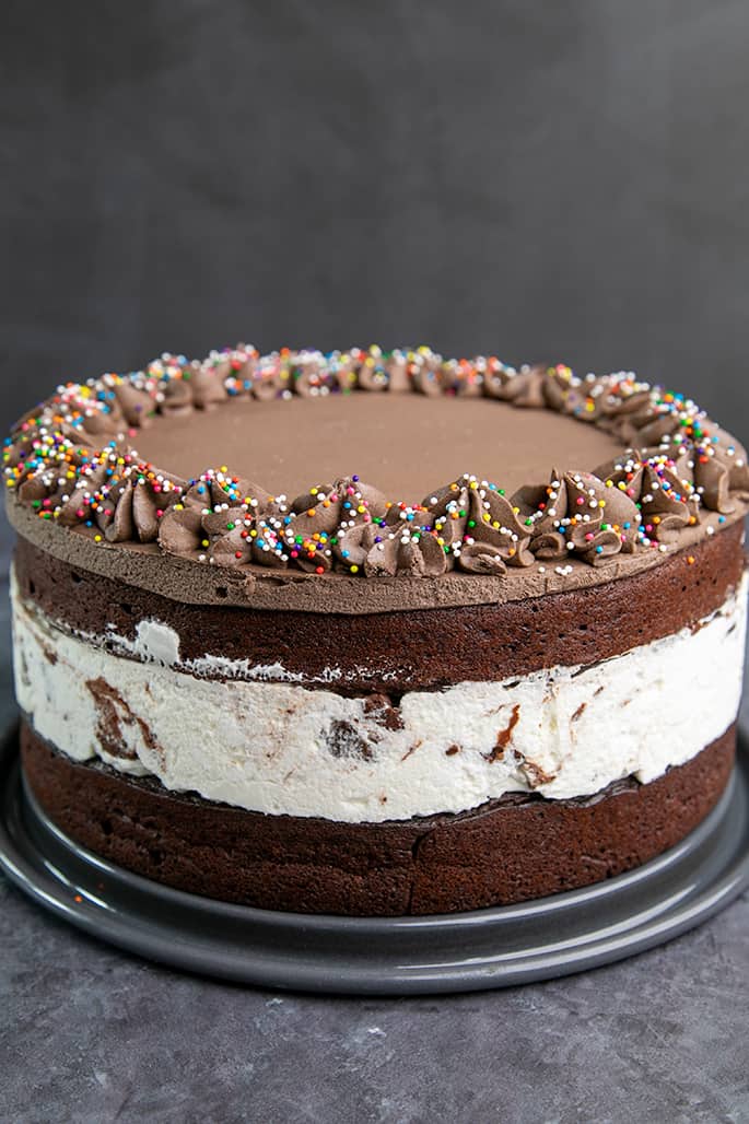 Ice Cream Sandwich Cake {Just 5 Ingredients!} - The Seasoned Mom