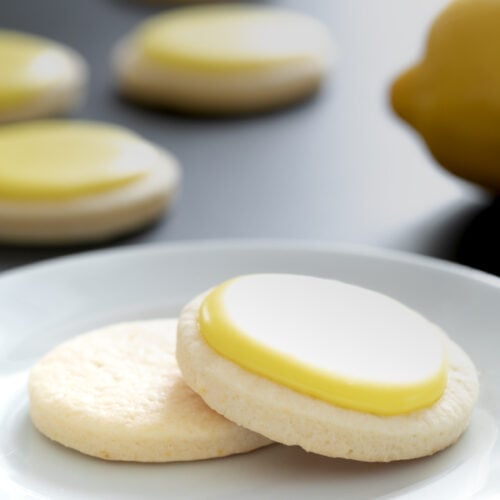 gluten free lemon sugar cookies