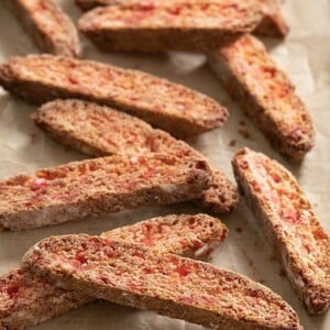 gluten free candy cane biscotti