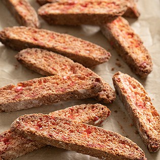 Candy Cane Biscotti Recipe - One Sweet Appetite