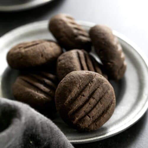 gluten free chocolate meltaway cookies