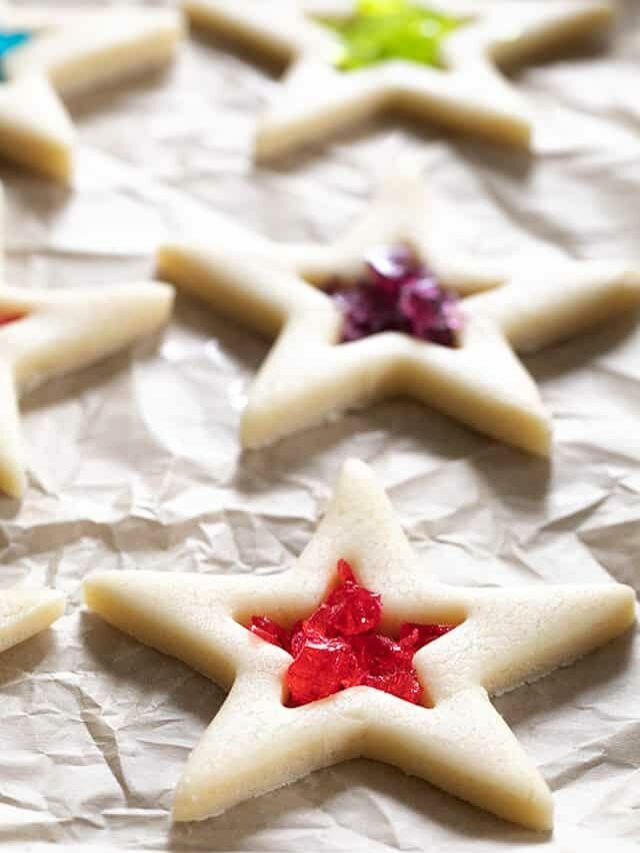 Gluten Free Stained Glass Sugar Cookies