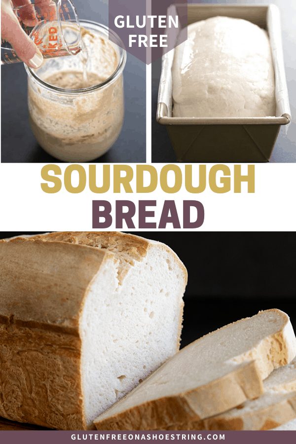 This flavorful loaf of gluten free sourdough bread is made with the simplest wild yeast sourdough starter. No commercial yeast at all!