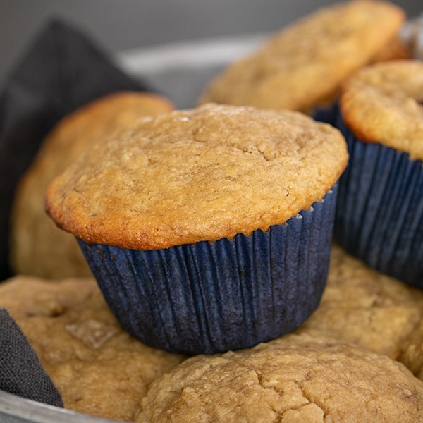 almond flour banana muffins