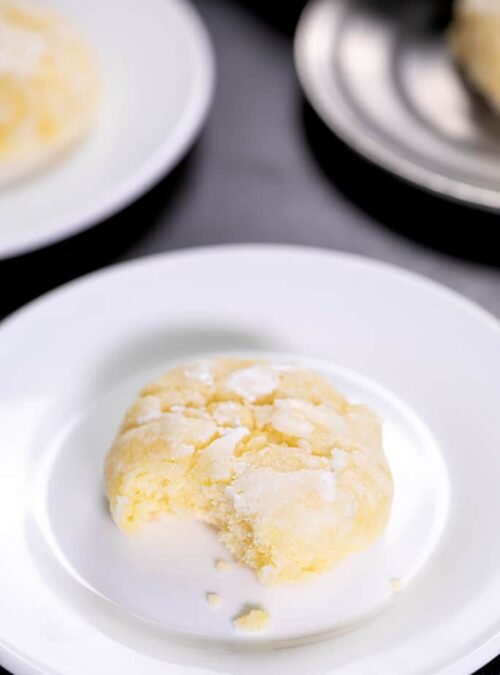 Gluten Free Lemon Crinkle Cookies