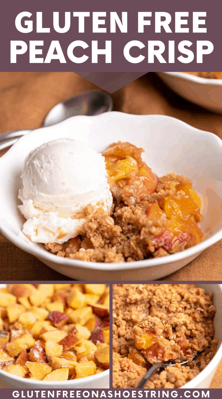 Gluten Free Peach Crisp