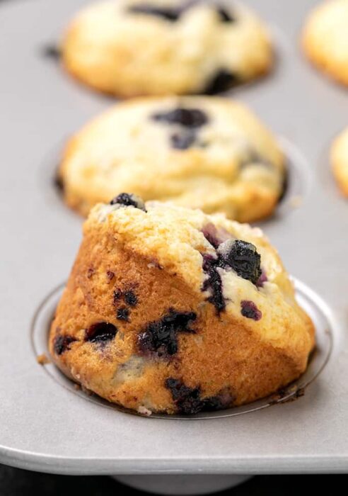 Gluten Free Blueberry Muffins | Big, Bakery Style Muffins