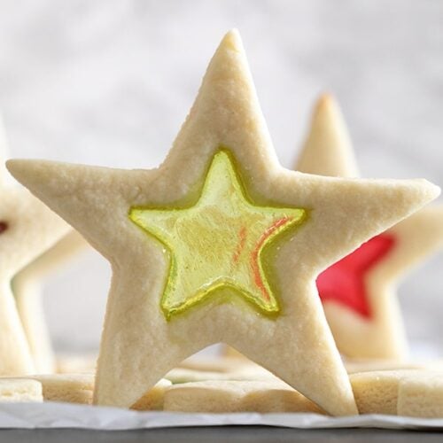 gluten free stained glass sugar cookies