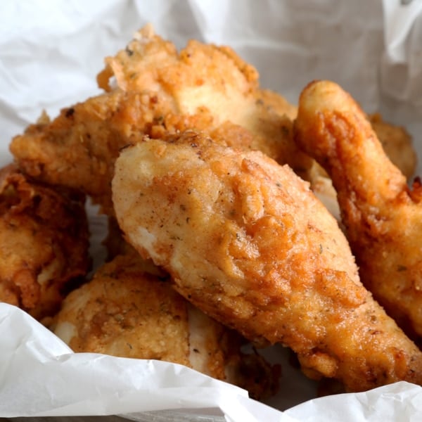 gluten free fried chicken square image
