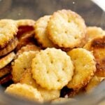 Gluten free Parmesan crackers