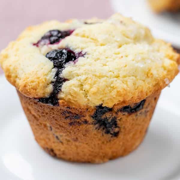 Glutenfreie Blaubeermuffins nach Bäckerei-Art