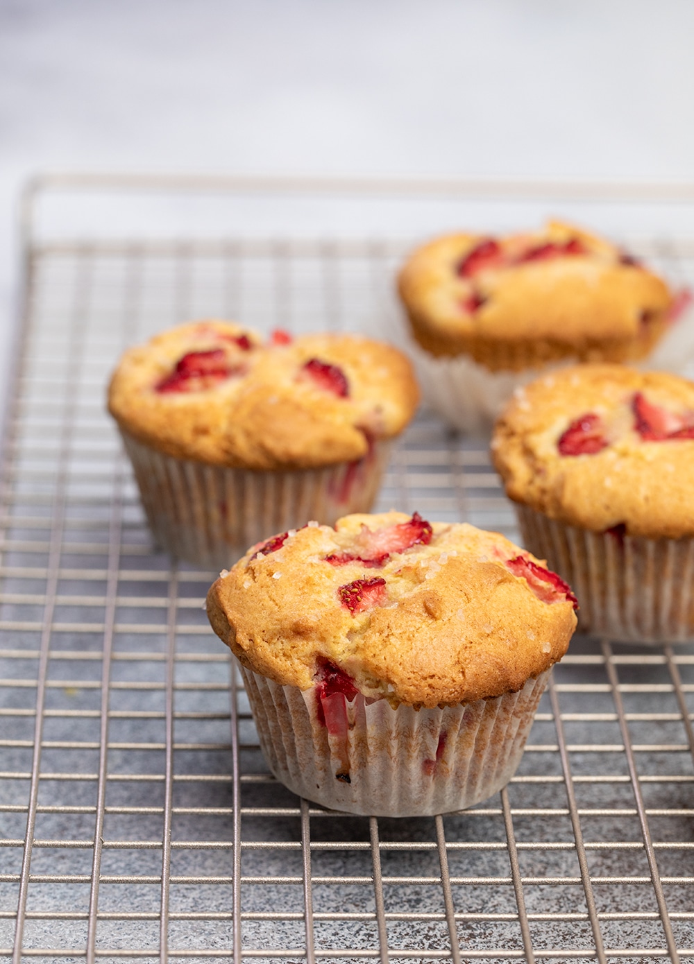 Gluten Free Strawberry Muffins