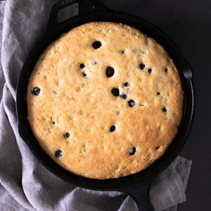 gluten free blueberry cornbread