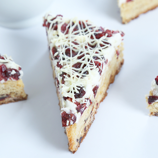 Gluten free cranberry bliss bars