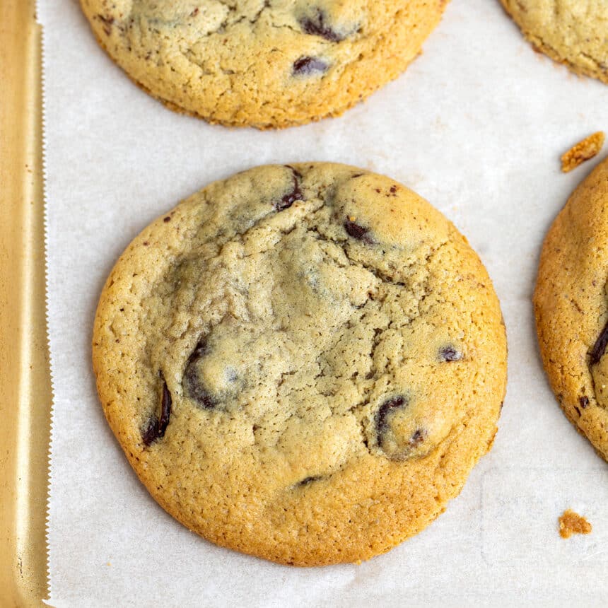 oat flour chocolate chip cookies