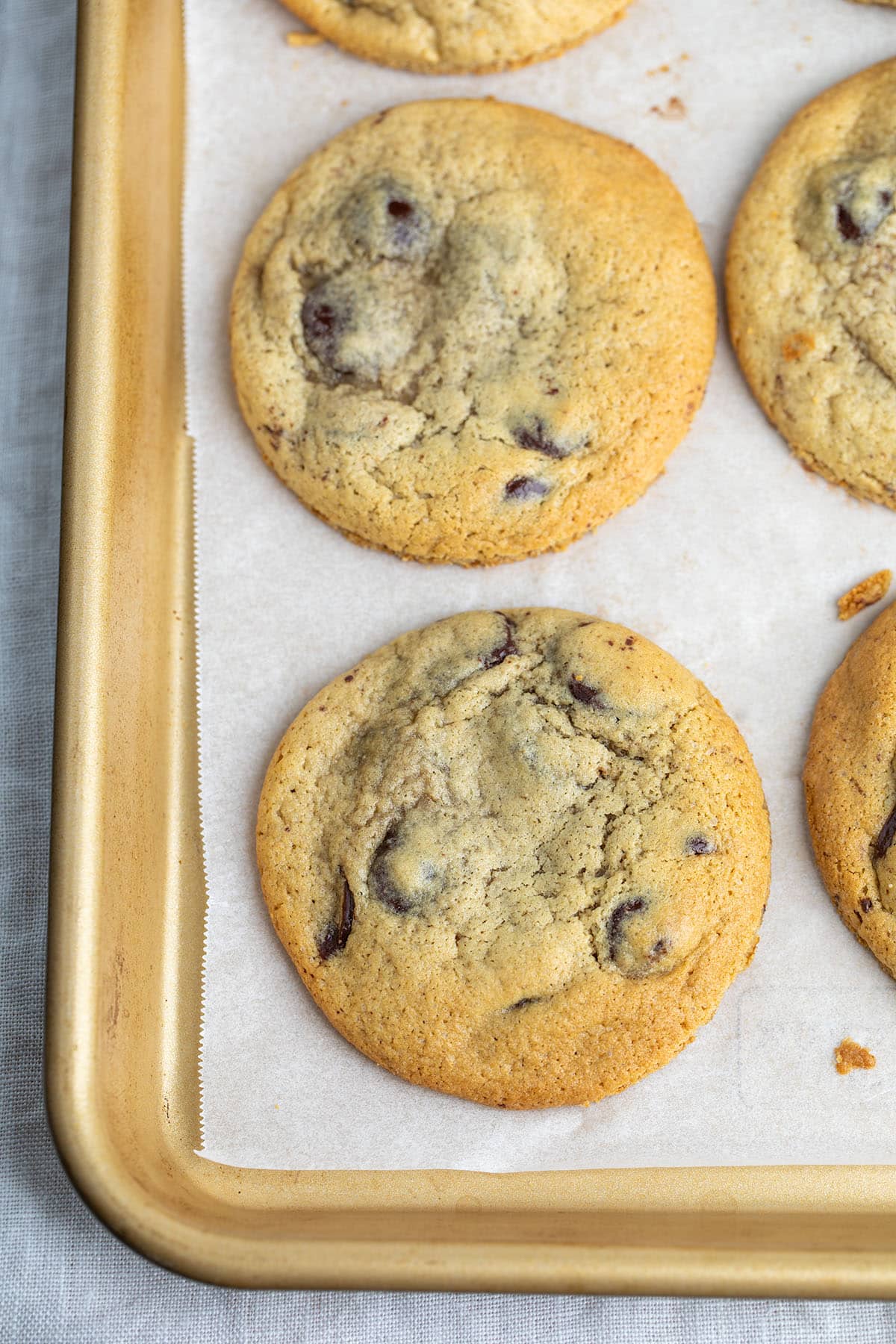 Easy Oat Flour Chocolate Chip Cookies (Naturally Gluten Free)