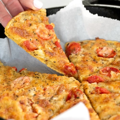 chickpea crust pizza