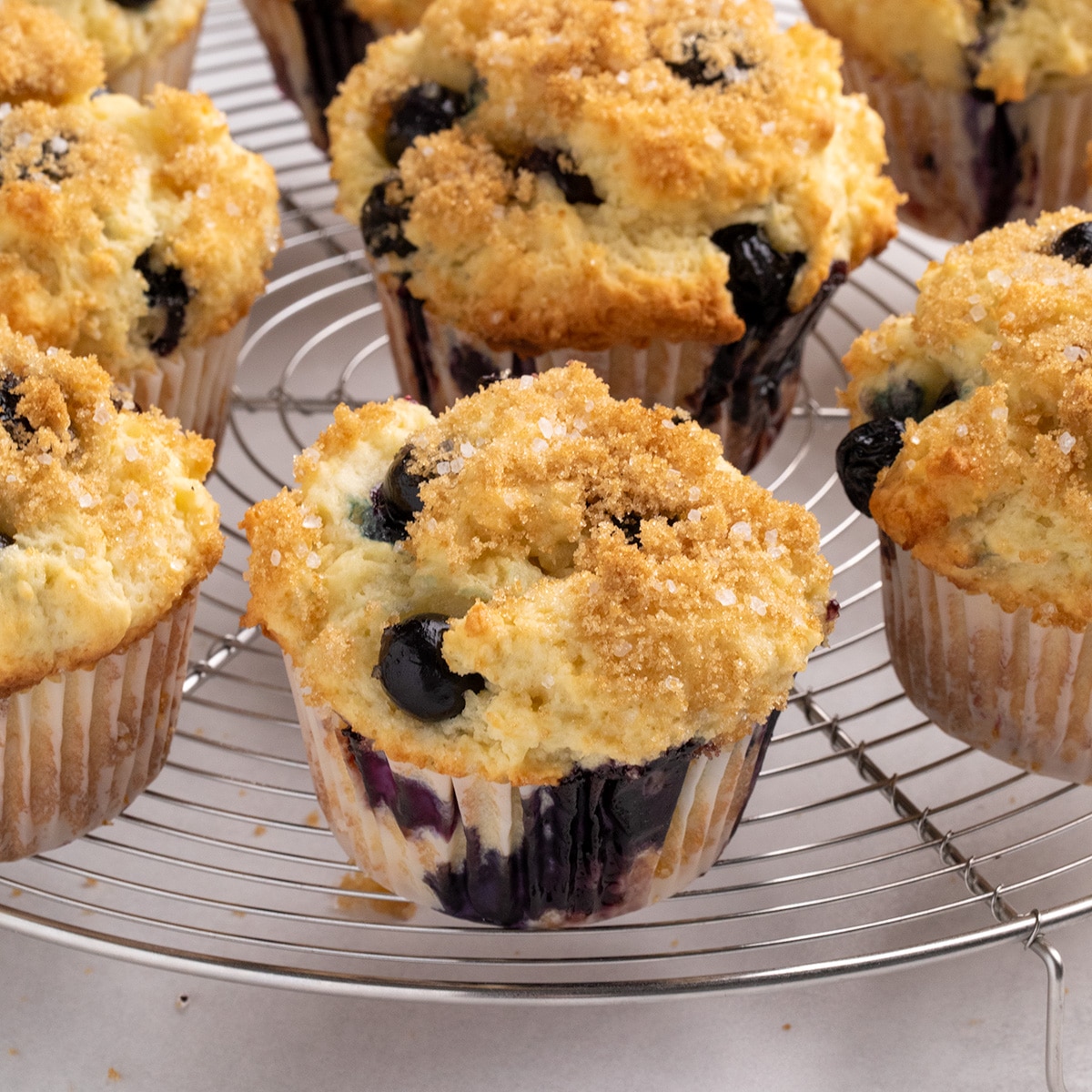 Gluten Free Blueberry Muffins (Bakery-Style)